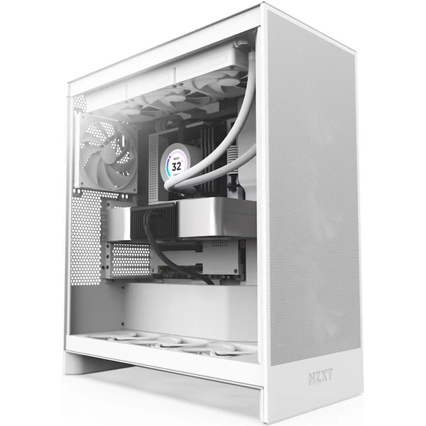 NZXT H7 Flow bílá - Počítačové skříně - Hlavní obrázek