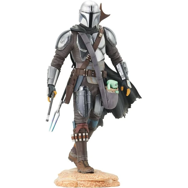 Soška Gentle Giants Star Wars The Mandalorian - The Mandalorian with The Child 25 cm (Premier kolekc - Sochy a sošky - Hlavní obrázek