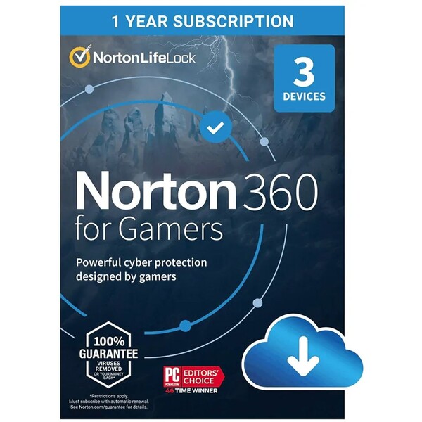 Levně Norton 360 For Gamers 50GB CZ 1 uživatel pro 3 zařízení na 12 měsíců (ESD)