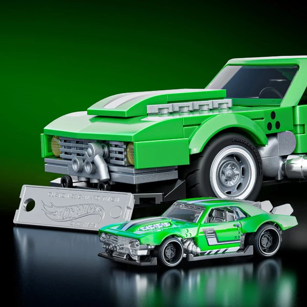 Mattel Brick Shop sestavitelný model Hot Wheels - Custom 68 Camaro (Speed series) - Stavebnice - Obrázek JA6L000K01