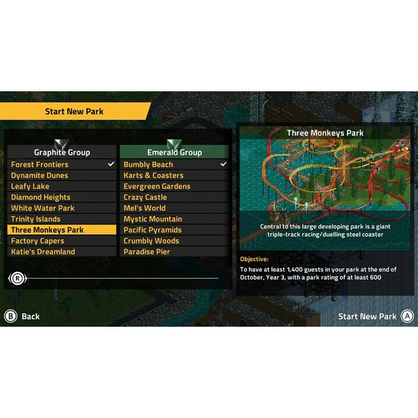 RollerCoaster Tycoon Classic (Switch) - Hry pro Nintendo Switch - Obrázek JAXD000N01