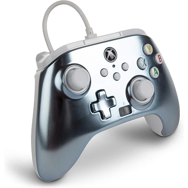 PowerA Enhanced drátový herní ovladač (Xbox) Metallic Ice - Herní ovladače - Obrázek JDMM100501