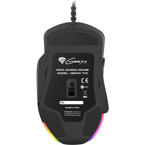 Genesis Xenon 770 Černá - Myši - Obrázek JGG1100501