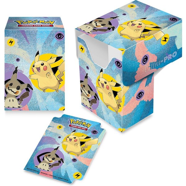 Levně Pokémon UP - Pikachu & Mimikyu Full View Deck Box krabička na 75 karet