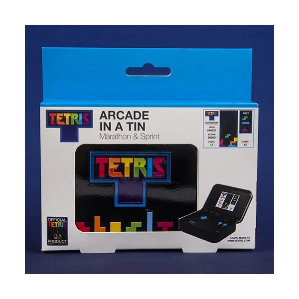 Tetris hra v plechové krabičce - Konzole - Obrázek JM45700301