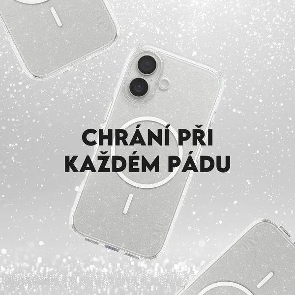 PanzerGlass® CARE Star Lit kryt s MagSafe Apple iPhone 17 třpytivý/bílý - Pouzdra - Obrázek JQDH000K01