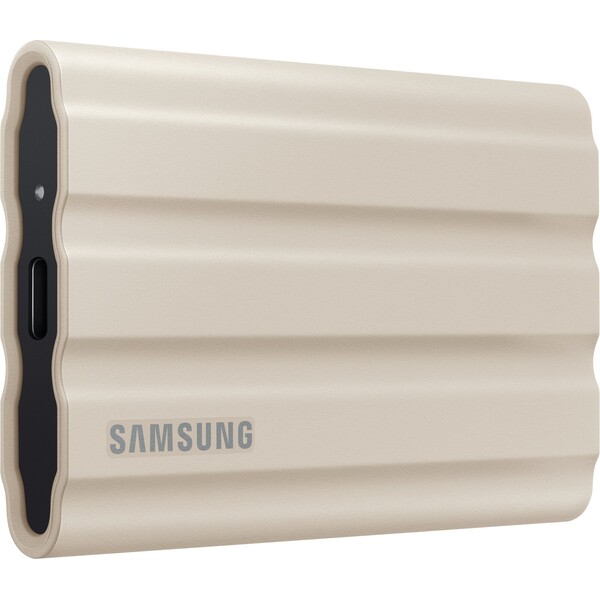 Levně Samsung Externí T7 Shield SSD disk 1TB béžový