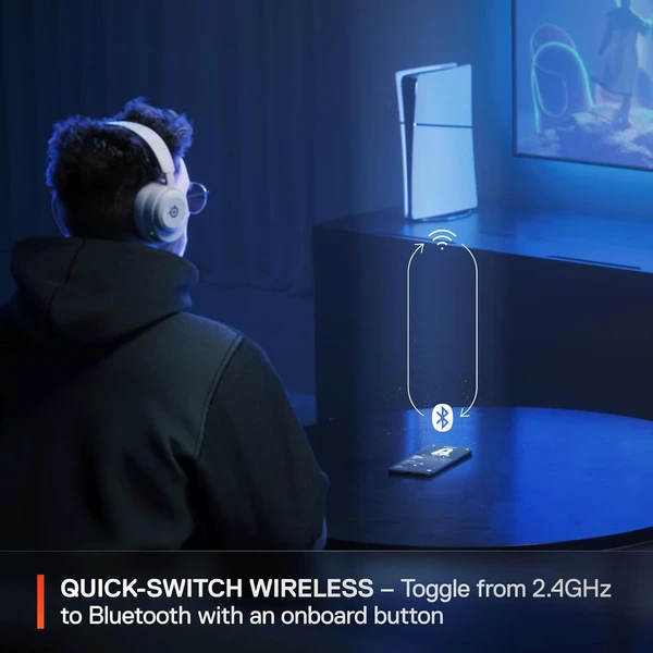 SteelSeries Arctis Nova 5P herní sluchátka bílá - Sluchátka - Obrázek K0A8000O01