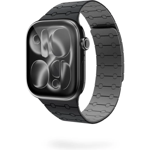 Epico Magnetic+ silikonový řemínek pro Apple Watch 49/46/45/44/42mm černý - Řemínky - Obrázek K0SJ000K01