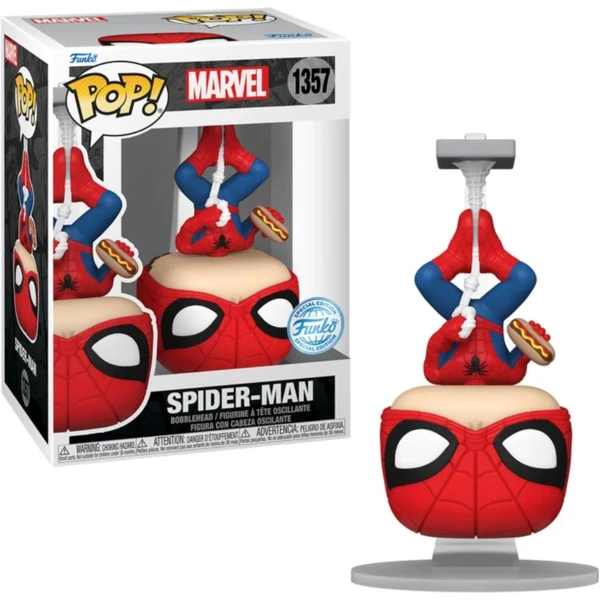 Funko POP! #1357 Marvel: Spider-Man w/Hot Dog (upside down) - Funko POP! - Hlavní obrázek