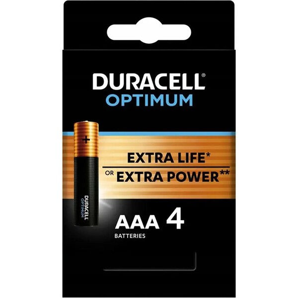 Levně Duracell Optimum AAA alkalická baterie 2400 4 ks