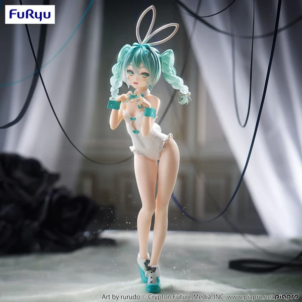 Soška Furyu Hatsune Miku BiCute Bunnies Rurudo White Color 27 cm - Sochy a sošky - Obrázek K2SE000P01