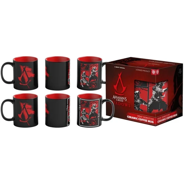 Hrnek Assassin's Creed Shadows (měnící se motiv) 450 ml - Hrnky - Obrázek K3FB000N01