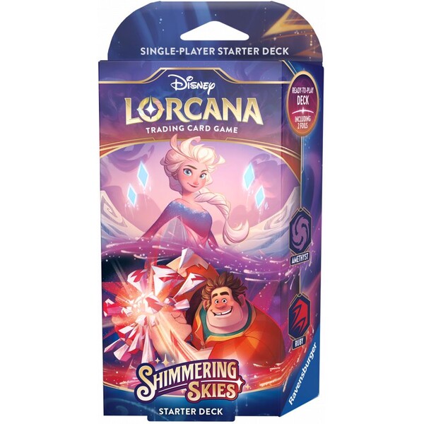 Levně Disney Lorcana: Shimmering Skies - Starter Deck Amethyst & Ruby