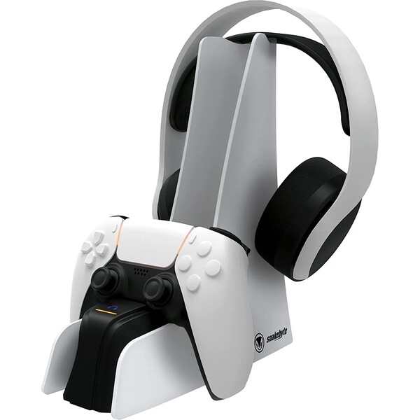Levně SNAKEBYTE PS5 Dual Charge 5 & Headset Stand white
