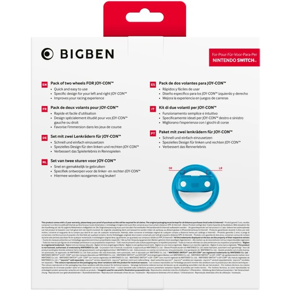 Bigben Twin Wheel (Switch) - Volanty - Obrázek K5ND100501