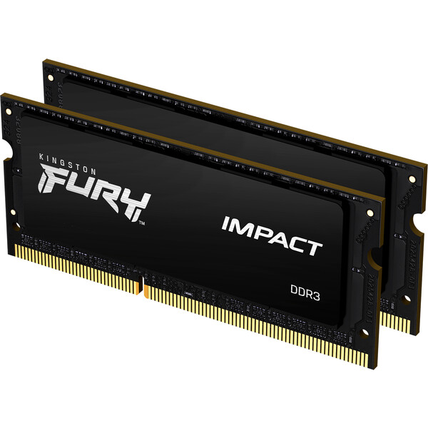 Levně Kingston FURY Impact 16GB 1866MHz DDR3L CL11 SODIMM (2x8GB) 1.35V