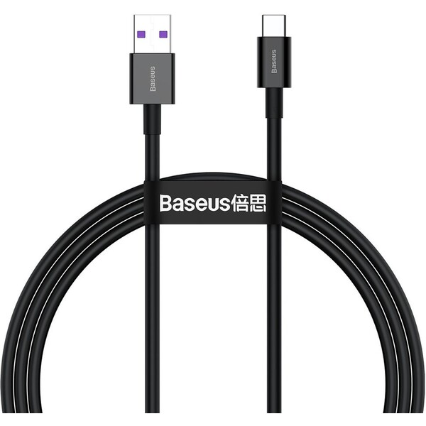 Baseus Superior Series rychlonabíjecí kabel USB/Type-C 66W 1m černá