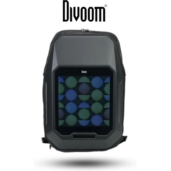 Divoom Cyberbag Pixel Art LED batoh černý - Batohy - Obrázek K8LG000K01