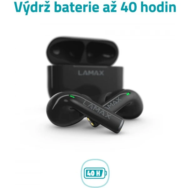 LAMAX Clips1 bezdrátová sluchátka černá - Sluchátka - Obrázek K8UK100501