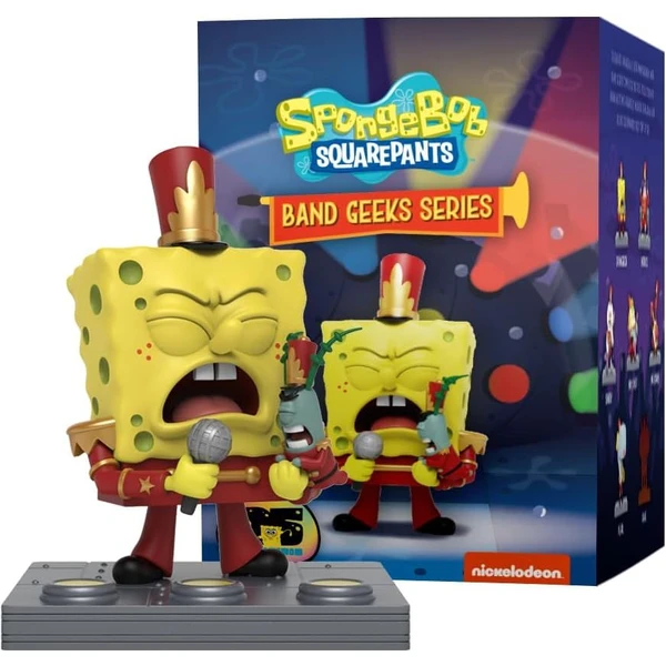 Blind box Mighty Jaxx SpongeBob SquarePants - Band Geek Series 10 cm - Figurky - Obrázek K9SF000N01