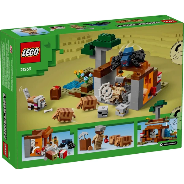 LEGO Minecraft 21269 Výprava do dolu a pásovec - LEGO - Obrázek KFSE000J01