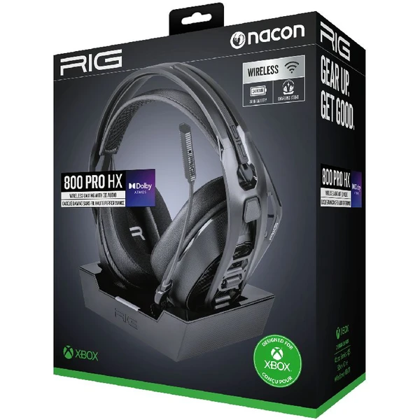 Nacon RIG 800 PRO HX bezdrátový herní headset pro PC/XONE/XSX|S černý - Sluchátka - Obrázek KK37700301