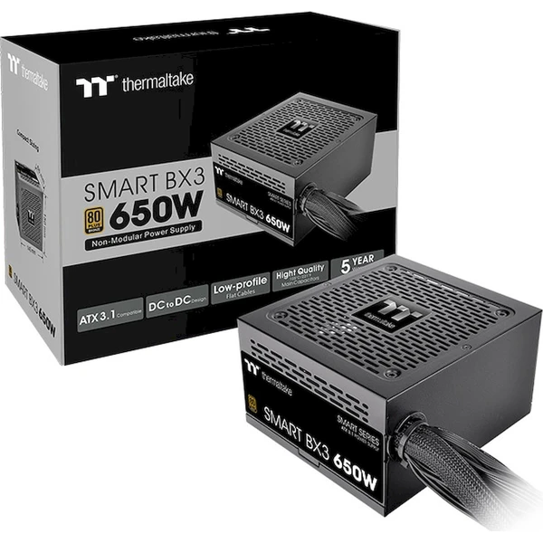 Thermaltake Smart BX3 650W černá - Zdroje - Obrázek KYFL000K01