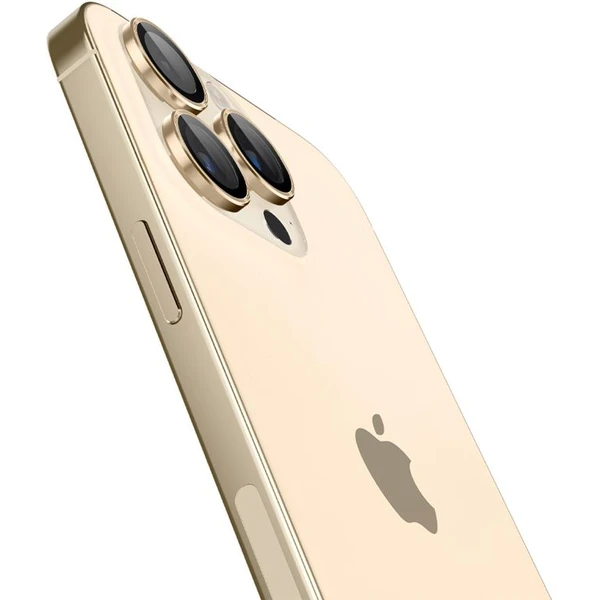 Spigen Glass EZ Fit Optik Pro 2 Pack tvrzené sklo na fotoaparát iPhone 14 Pro/iPhone 14 Pro Max zlat - Ochranné folie a skla - Obrázek KZ09000601