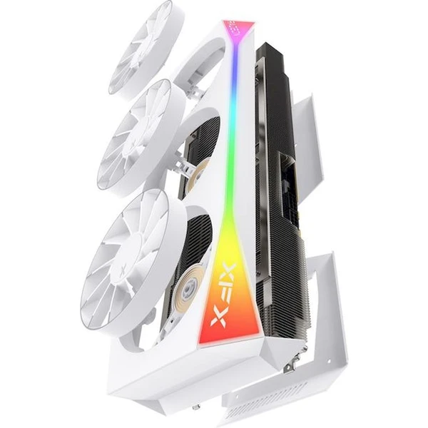 XFX Mercury AMD Radeon RX 9070 XT OC 16GB GDDR6, Magnetic Air Edition RGB white - Grafické karty - Obrázek L8LE000L01