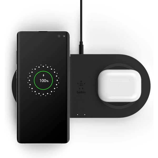 Belkin BOOST CHARGE duální 10W bezdrátová nabíječka černá - Nabíječky - Obrázek L8LF300301