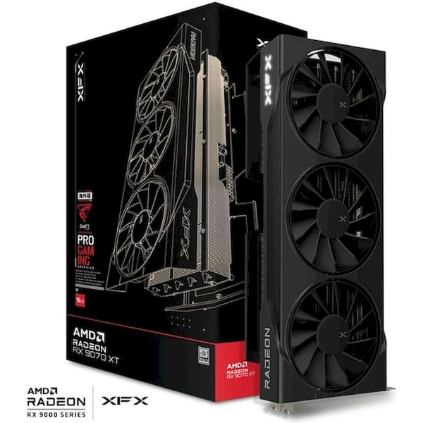 XFX Swift AMD Radeon RX 9070 XT 16GB GDDR6, triple fan - Grafické karty - Obrázek L9LE000L01