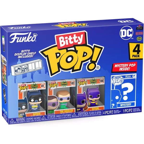 Levně Funko Bitty POP! DC - Batman Adam 4 pack