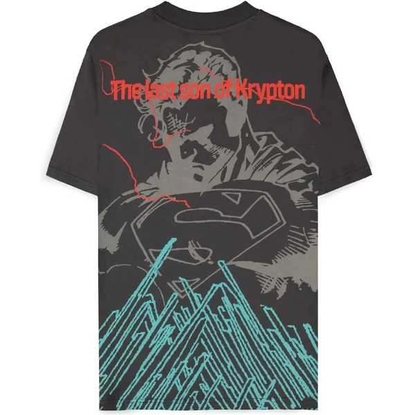 Tričko Superman - Dark Grey Son of Krypton L - Trička - Obrázek LGJE000K01
