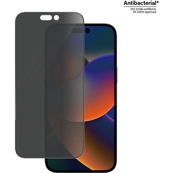 PanzerGlass™ Ultra-Wide Fit Privacy iPhone 14 Pro Max s instalačním rámečkem - Ochranné folie a skla - Obrázek LHKG100501