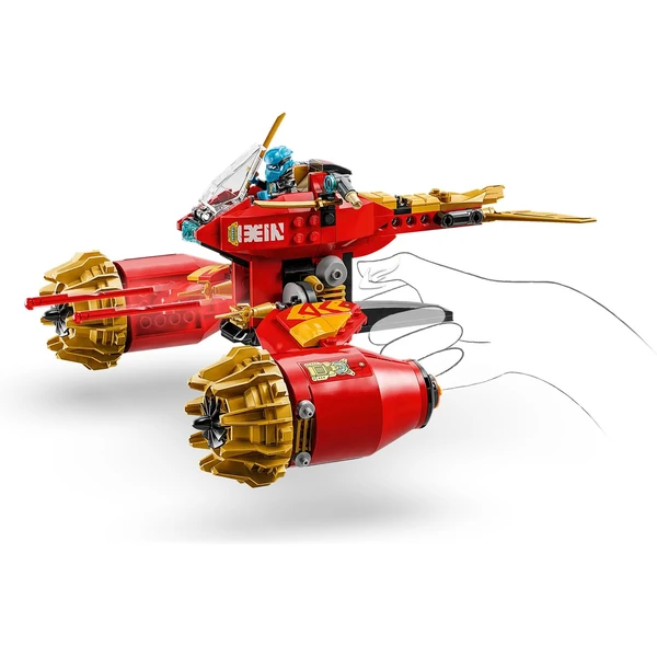 LEGO Ninjago 71830 Kaiův bouřný jezdec a robot - LEGO - Obrázek LNSE000J01
