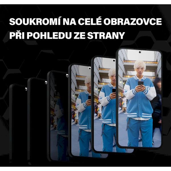 PanzerGlass Privacy Samsung Galaxy S24+/S25+ s instalačním rámečkem - Ochranné folie a skla - Obrázek LQ51000P01
