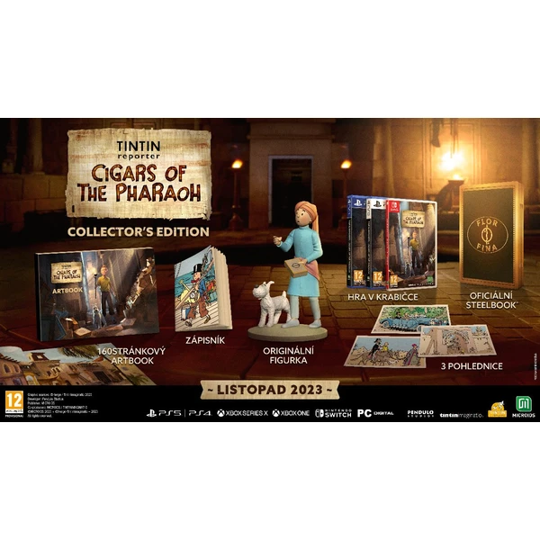 Tintin Reporter: Cigars of the Pharaoh - Collector's Edition (Switch) - Hry pro Nintendo Switch - Obrázek LSH5G00101
