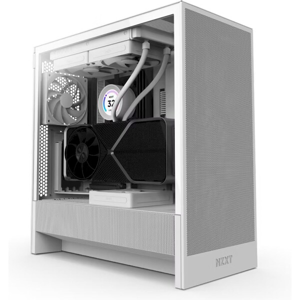 NZXT H5 Flow (2024) All White CC-H52FW-01