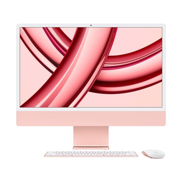 Apple iMac 24" M3 (2023) 8CPU / 10GPU / 8GB / 256GB / CZ / Růžový