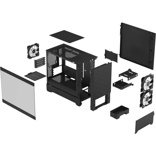 Fractal Design Pop Mini Air RGB černá - Počítačové skříně - Obrázek LZDVF00101