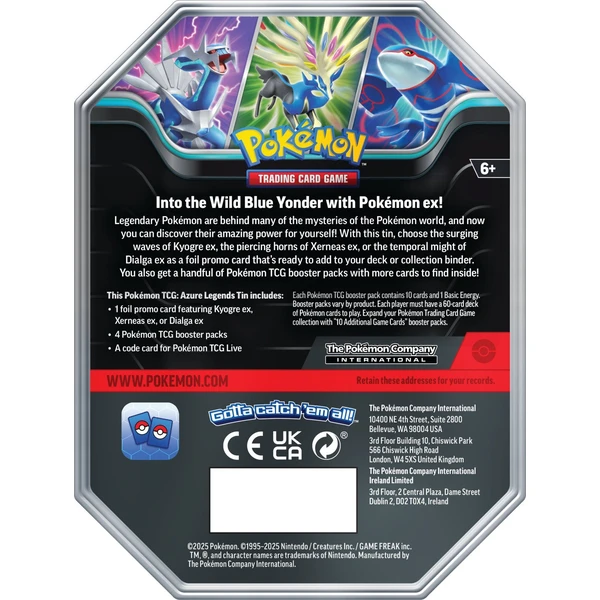 Pokémon TCG: Azure Legends Tin - Pokémon karty - Obrázek M0GE000N01