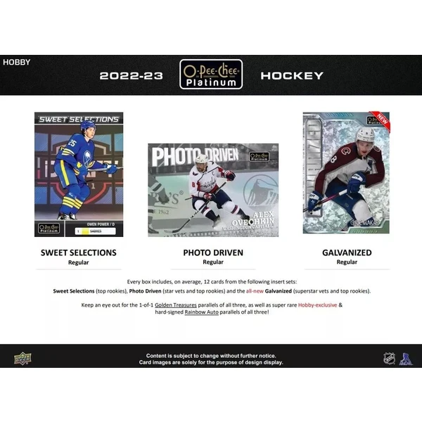 Hokejové karty Upper Deck O-Pee-Chee Platinum Hockey Hobby Box 2022-23 - Hokejové karty - Obrázek M172000K01