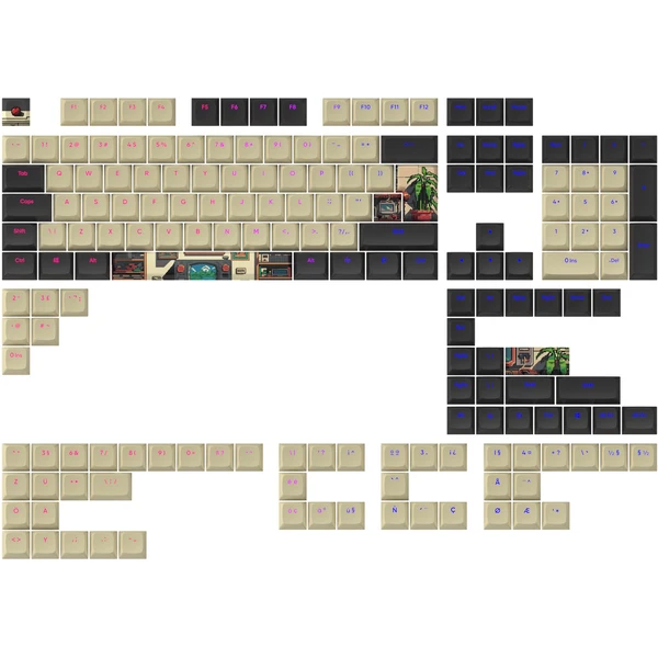 Dark Project - Arcade keycaps - Klávesnice - Obrázek M179000K01