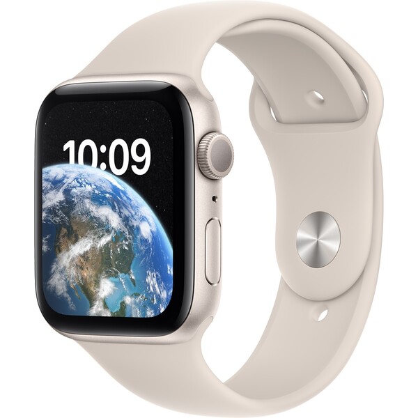 Levně Apple Watch SE (2022) GPS 44mm hvězdně bílé