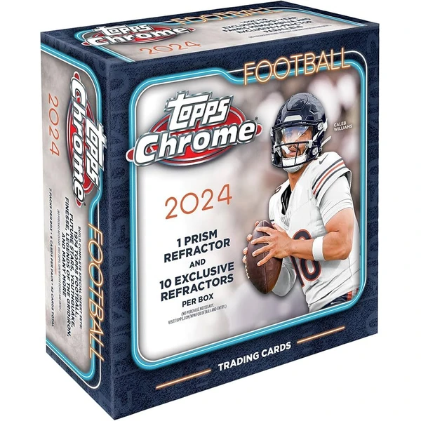 Topps 2024 NFL Chrome Football Mega Box - Fotbalové karty - Hlavní obrázek