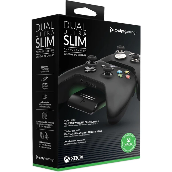 PDP Gaming Ultra Slim Charge System (Xbox One/Xbox Series) - Nabíječky - Obrázek M37H100201