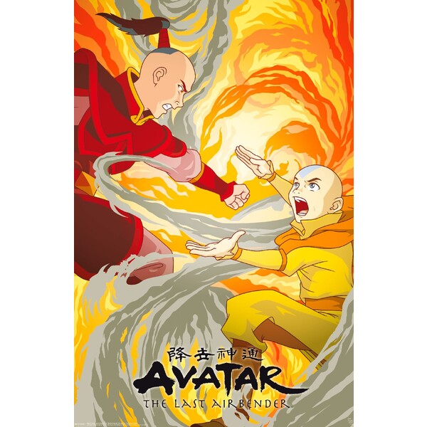 Levně Plakát Avatar - Aang vs Zuko (108)