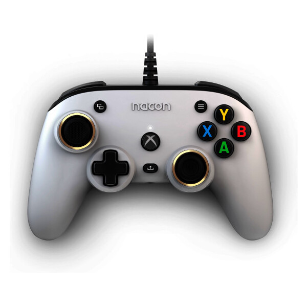Levně Gamepad Nacon Pro Compact Controller White (Xbox Series)
