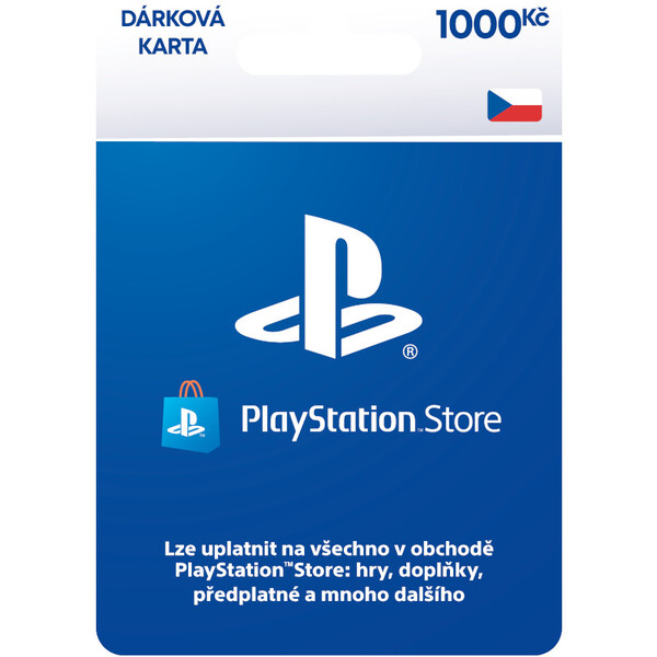 Levně PlayStation Store - Dárková karta 1000 Kč